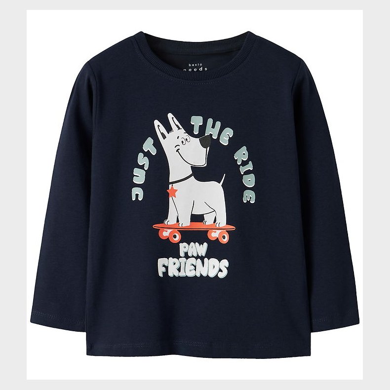 Name It Bluse - NmmVux - Navy Blazer/Skate Dog