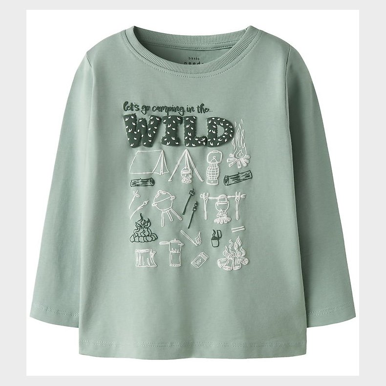 Name It Bluse - NmmVux - Jadeite/Wild