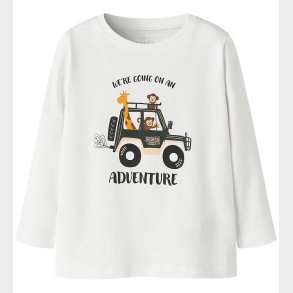 Name It Bluse - NmmVux - Bright White/Jungle Car