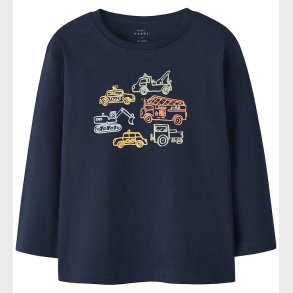 Name It Bluse - NmmVictor - Navy Blazer/Vehicles