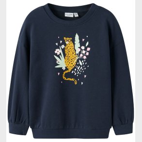 Name It Sweatshirt - NmfValona - Navy Blazer/Cheetah