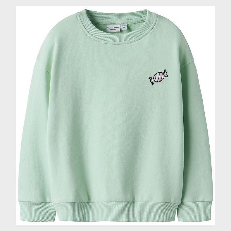 Name It Sweatshirt - NmfVallene - Gossamer Green/Candy