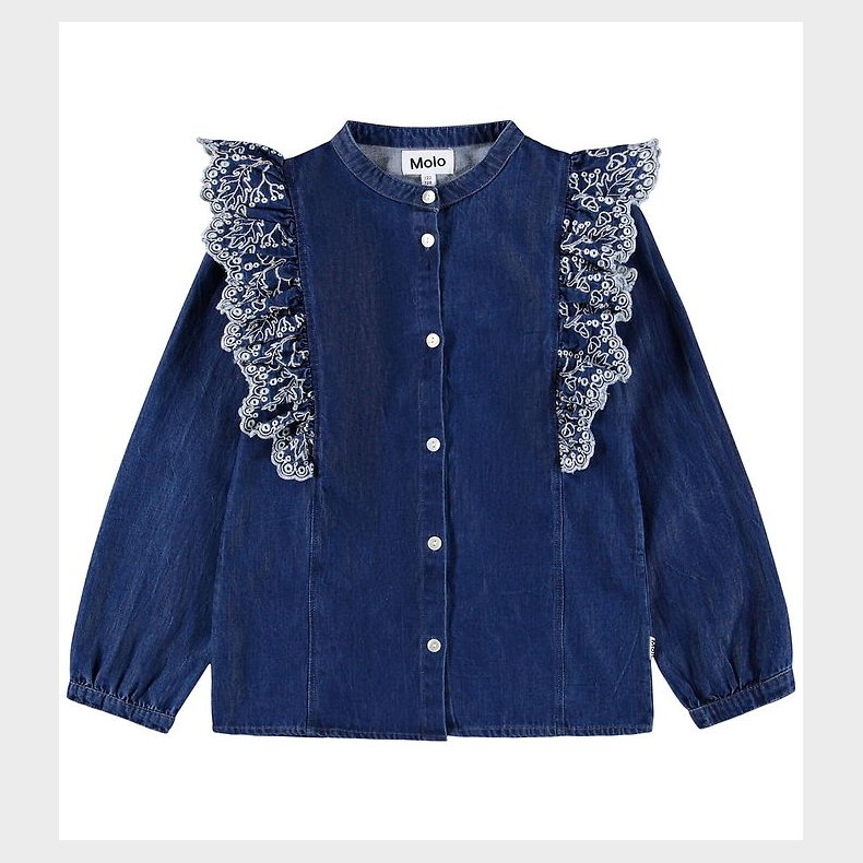 Molo Skjorte - Denim - Raphaella - Oak Embroidery
