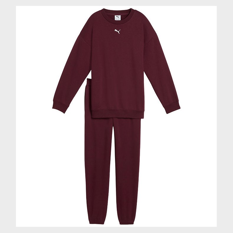 Puma Sweatst - Loungewear Oversized - Ruby Shimmer