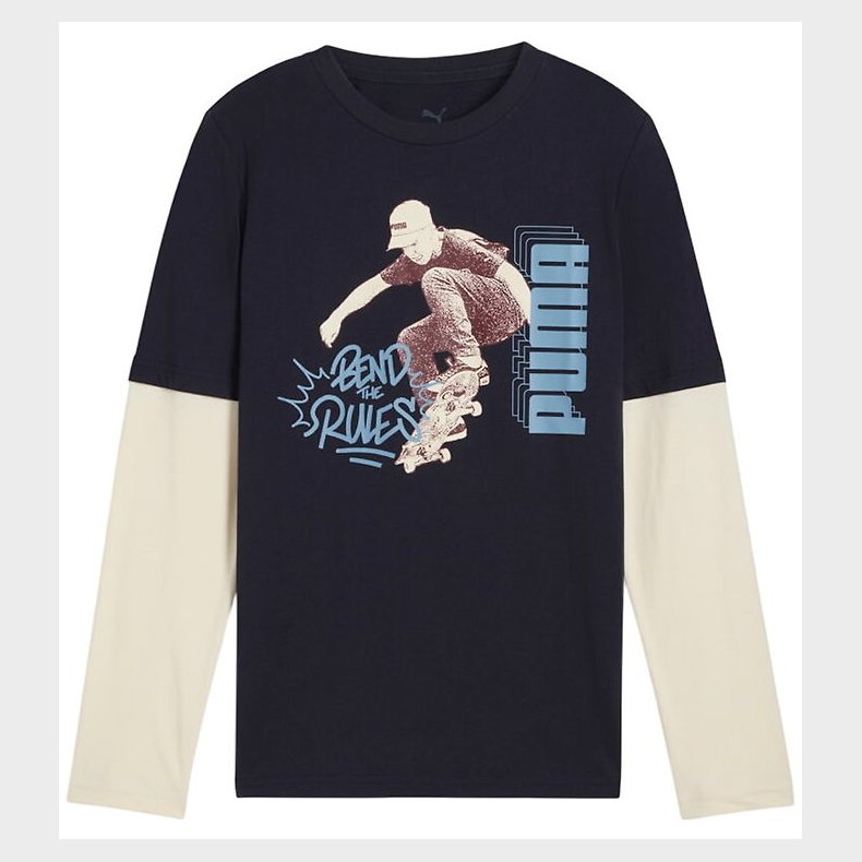 Puma Bluse - MID90s - New Navy m. Skater