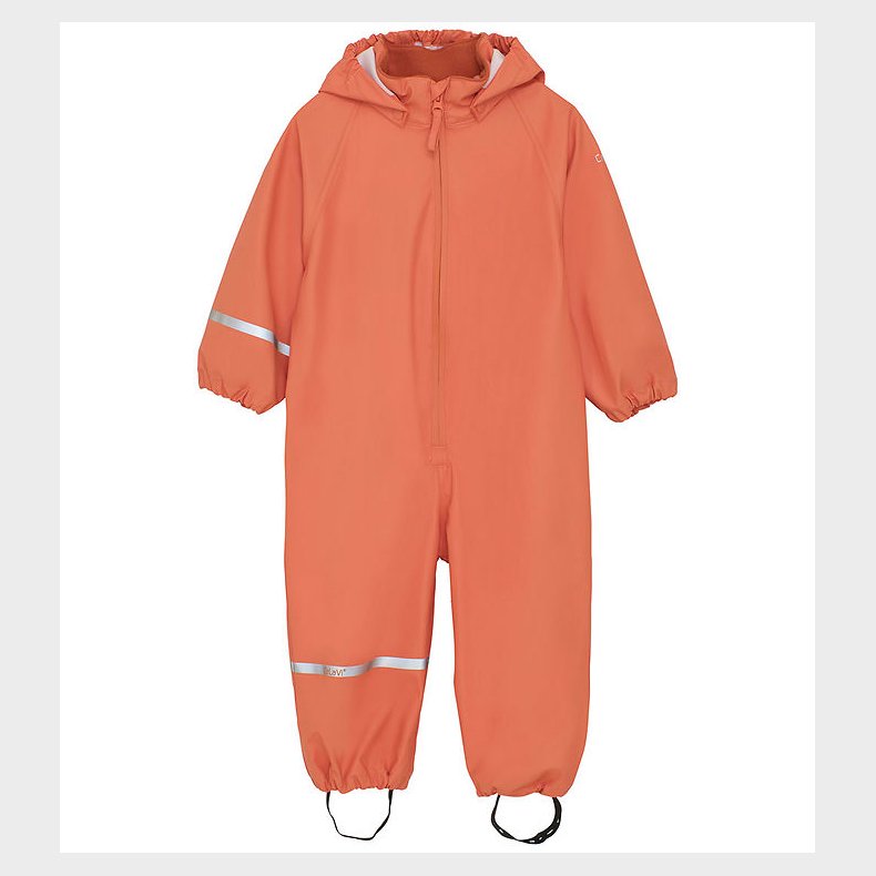 CeLaVi Regndragt m. Fleece - PU - Carnelian