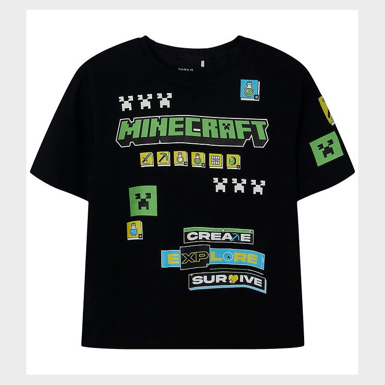 Name It T-shirt - NkmJeffy - Minecraft - Black