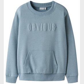 Name It Sweatshirt - NkmVanoa - Dusty Blue/Obvious