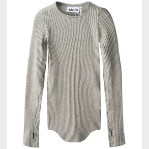 Molo Bluse - Rib - Rochelle - Grey Melange
