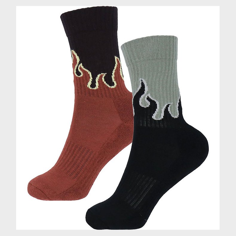 Molo Str�mper - 2-pak - Norman - Flames Socks