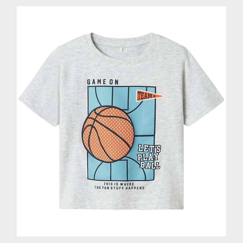 Name It T-shirt - NmmKeith - Light Grey Melange