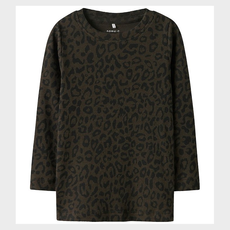 Name It Bluse - Rib - Leo - NmfLeleo - Delicioso