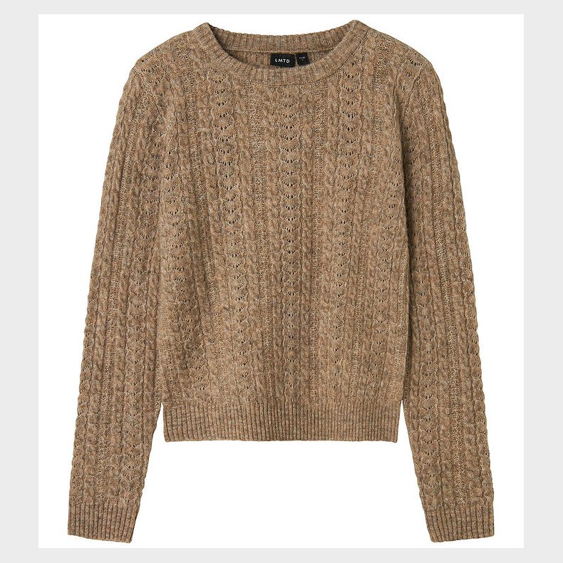 LMTD Bluse - Strik - NlfKave - Sepia Tint / Ext3103