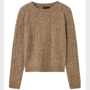 LMTD Bluse - Strik - NlfKave - Sepia Tint / Ext3103