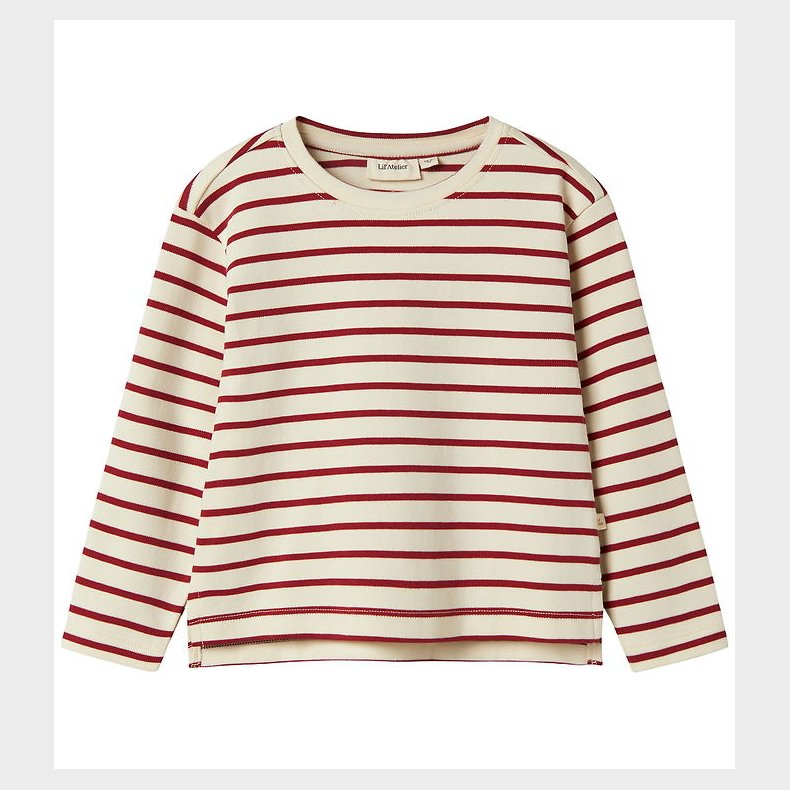 Lil'Atelier Bluse - NmfLimia - Turtledove/Red Dahlia