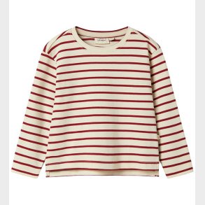 Lil'Atelier Bluse - NmfLimia - Turtledove/Red Dahlia