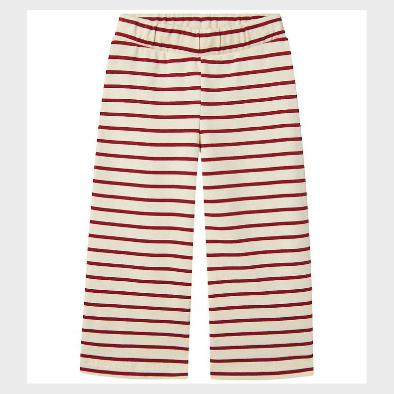 Lil'Atelier Bukser - Bukser - NmfLimia - Turtledove/Red Dahlia