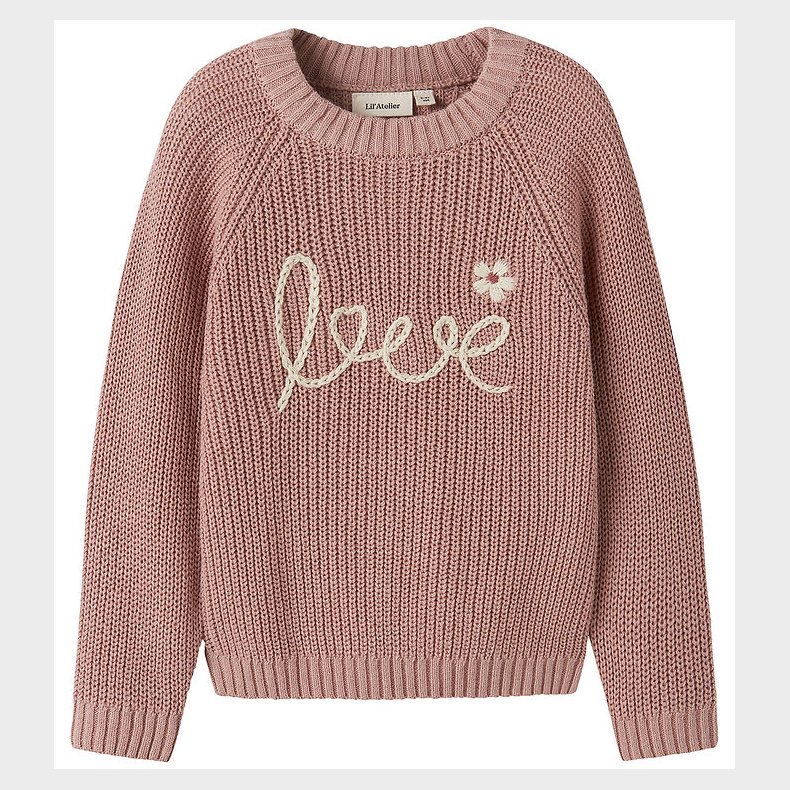 Lil'Atelier Bluse - Strik - NmfEmlen - Misty Rose