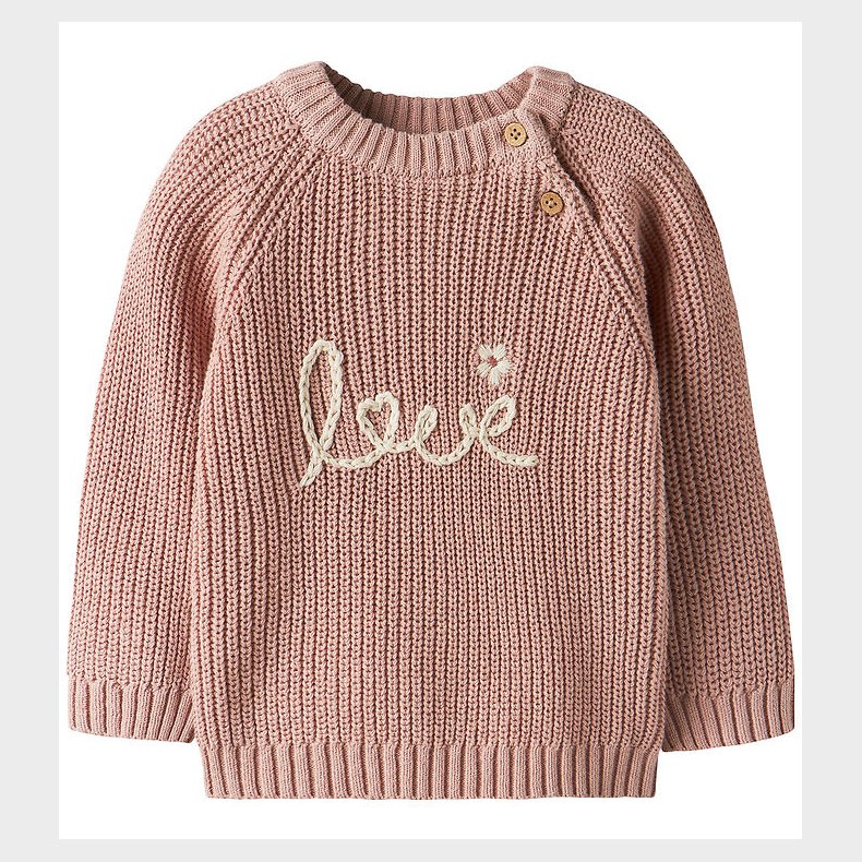 Lil'Atelier Bluse - Strik - NbfEmlen - Misty Rose