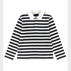 LMTD PoloBluse - NlnKliva - Black/White Stripes