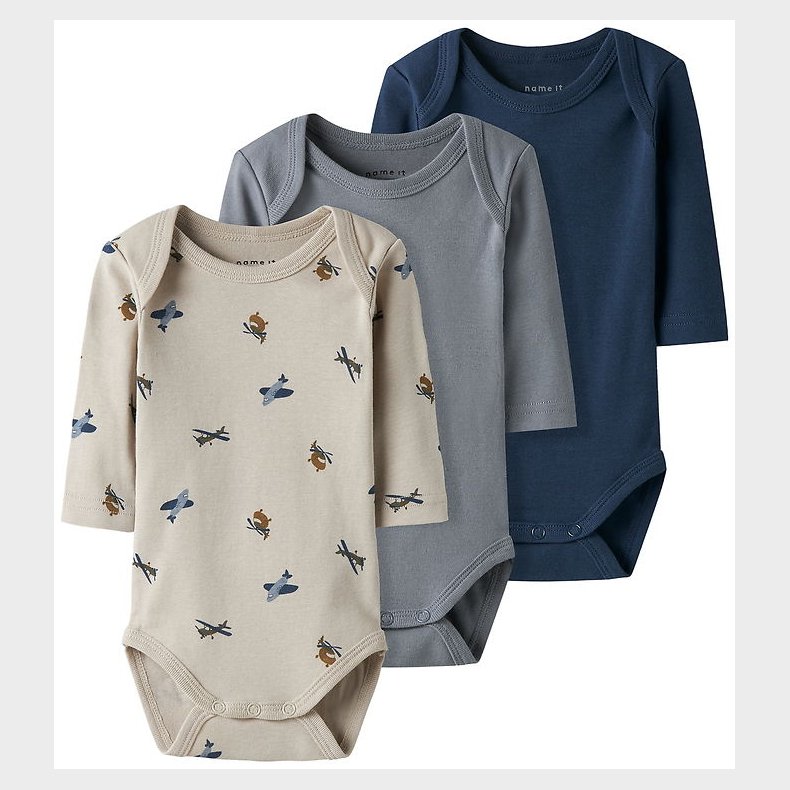 Name It Body - l/ - 3-pak - Noos - NbmBody - Peyote/W/Tradewind