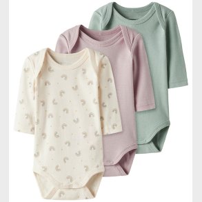Name It Body - l/ - 3-pak - Noos - NbfBody - Jet Stream/W/Burni