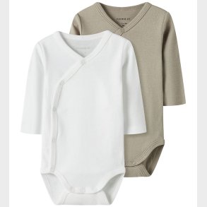 Name It Body - l/ - 2-pak - Noos - NbnBody - Pure Cashmere/W/Br