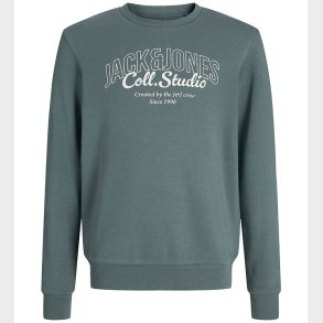 Jack & Jones Sweatshirt - JjMakoto - Stormy Weather/Big Print