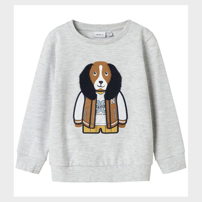 Name It Sweatshirt - NmmKamden - Light Grey Melange