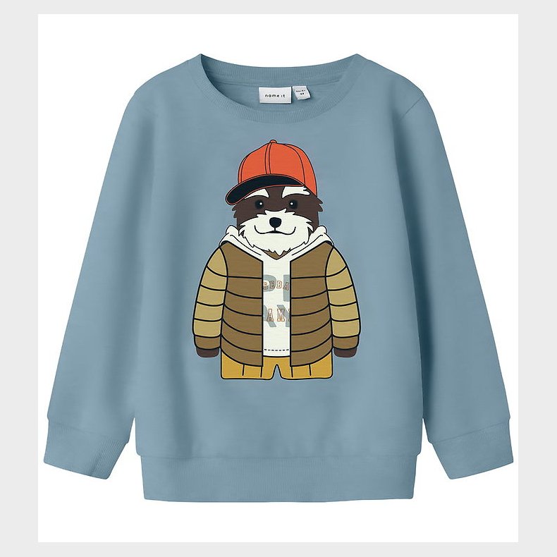 Name It Sweatshirt - NmmKamden - Dusty Blue