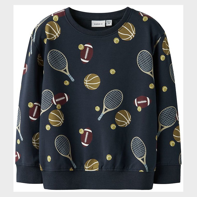 Name It Sweatshirt - NmmKeaton - Navy Blazer m. Print