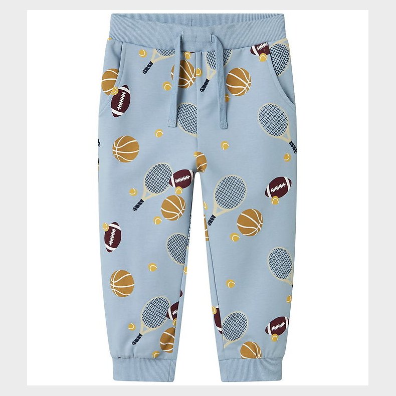Name it Sweatpants - NmmKeaton - Dusty Blue m. Print