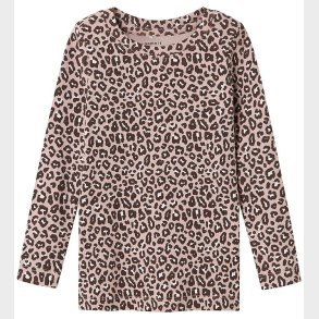 Name It Bluse - NmfLeoana - Burnished Lilac m. Leopard