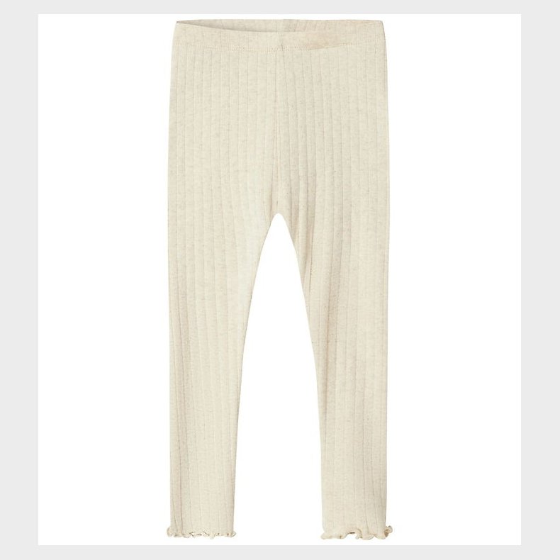Name It Leggings - Rib - NmfLalla - Peyote Melange m. Hulmnster