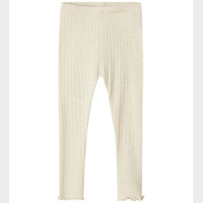 Name It Leggings - Rib - NmfLalla - Peyote Melange m. Hulmnster