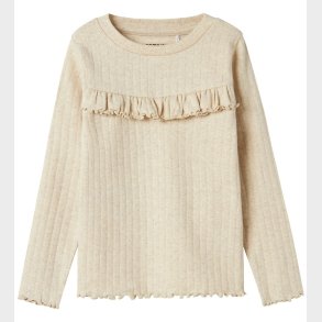 Name It Bluse - Rib - NmfLalla - Peyote Melange m. Hulmnster