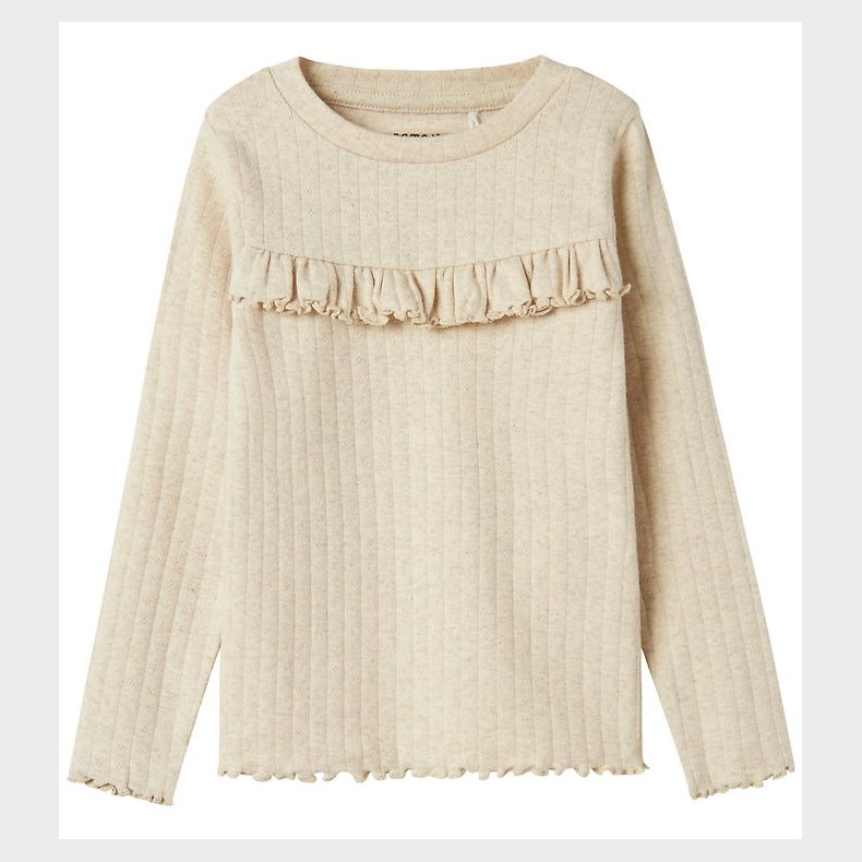 Name It Bluse - Rib - NmfLalla - Peyote Melange m. Hulmnster