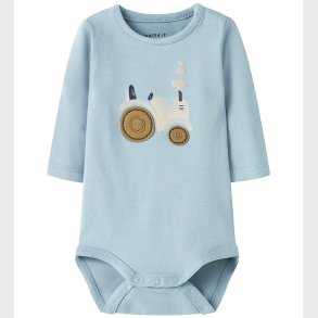 Name it Body l/ - NbmLife - Dusty Blue m. Traktor