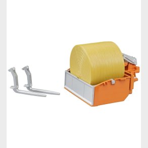 Bruder Traktor Trailer - m. 1 Rundballe