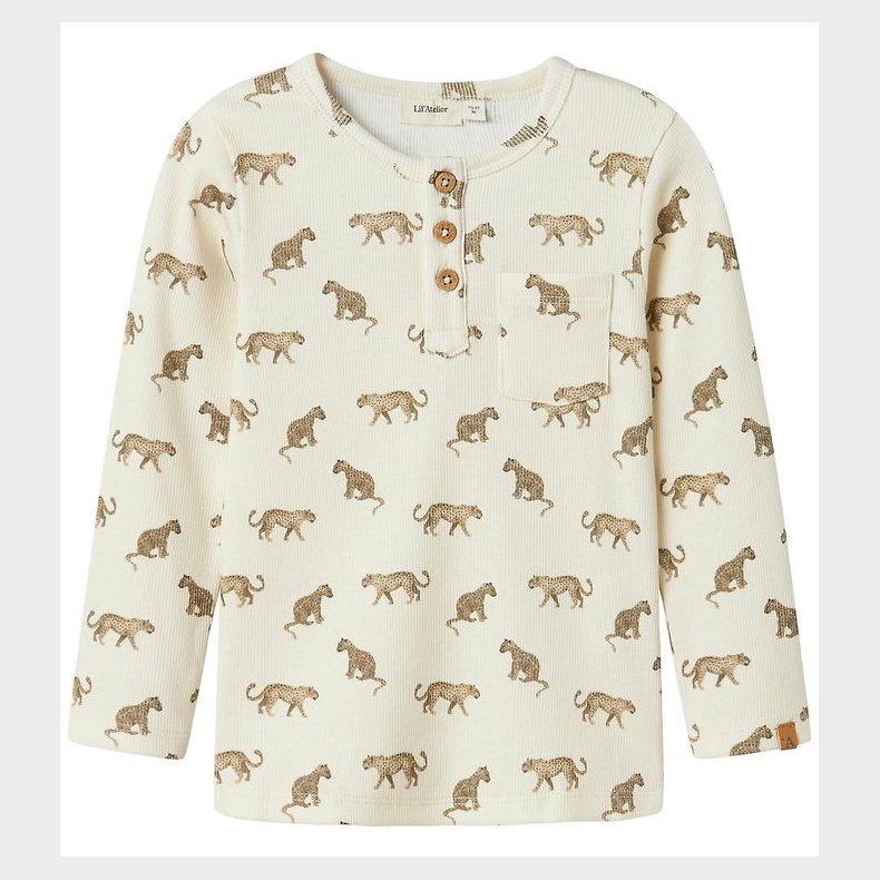 Lil Atelier Bluse - Rib - NmmLavo - Turtledove