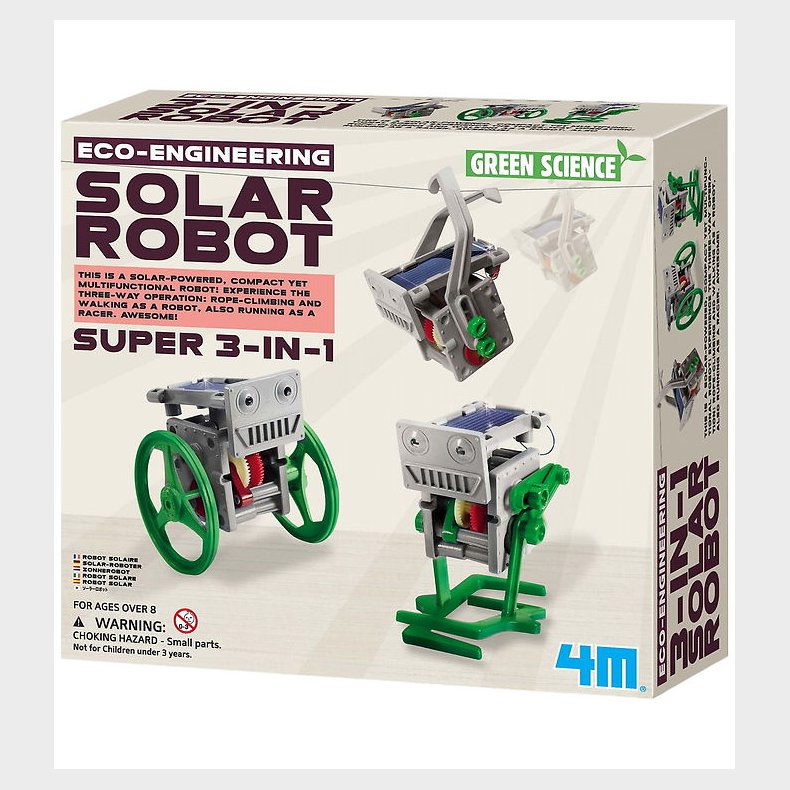 4M Eco-Engineering - 3-in-1 Mini Solar Robot