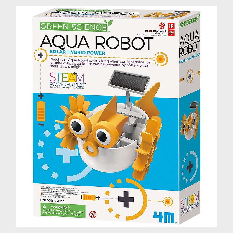 4M Green Science - Hybrid Solar Power - Aqua Robot