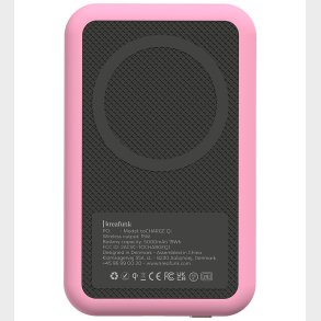 Kreafunk Powerbank - toCHARGE Qi - Fresh Pink - 5.000mAh