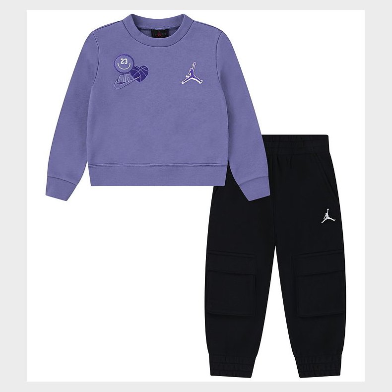 Jordan Sweatst - Sort/Lilla