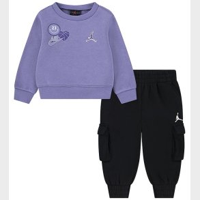 Jordan Sweatst - Sort/Lilla