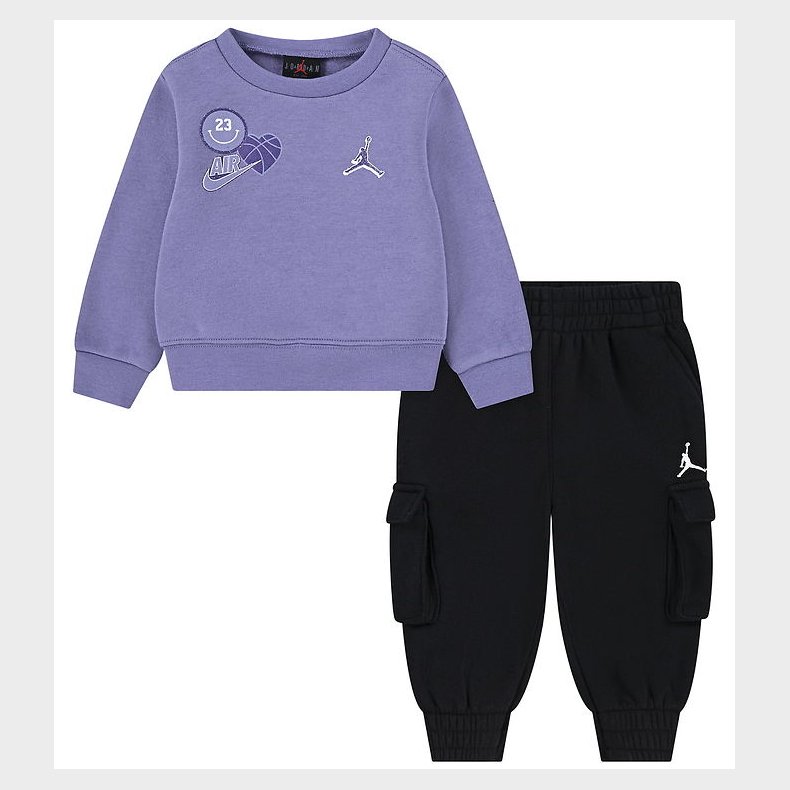 Jordan Sweatst - Sort/Lilla