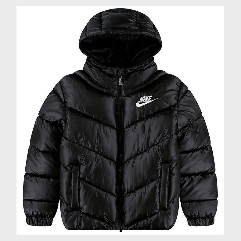 Nike Dynejakke - Puffer - Sort