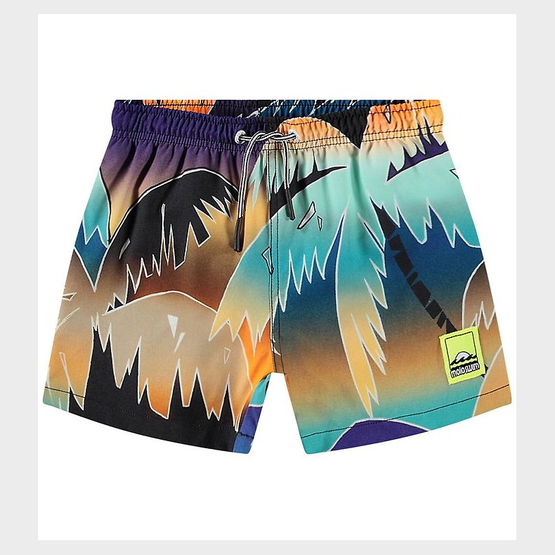 Molo Badeshorts - UV50+ - Niko - Faded Palmtrees