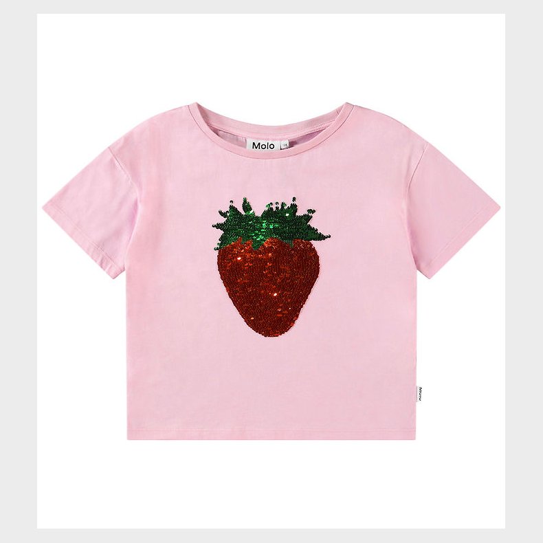 Molo T-shirt - Roseanna - Glitter Strawberry