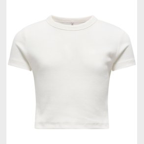 Kids Only T-shirt - KogBina - Rib - Cloud Dancer